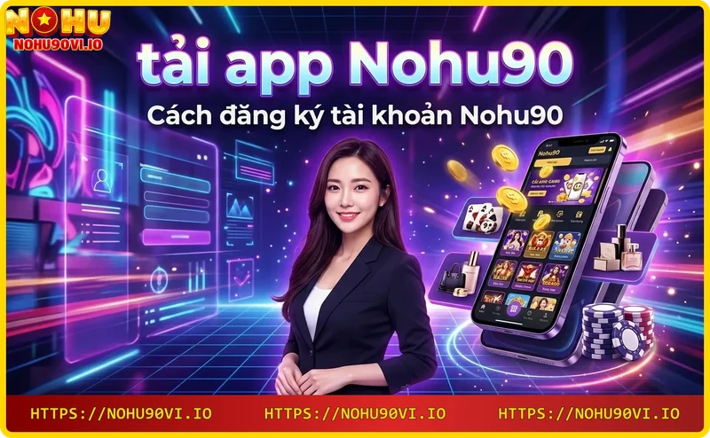 Các bước đăng ký tài khoản Nohu90: link, cài đặt, đăng ký, thông tin, xác nhận