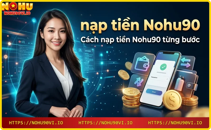 Các bước nạp tiền Nohu90 nhanh chóng qua điện thoại