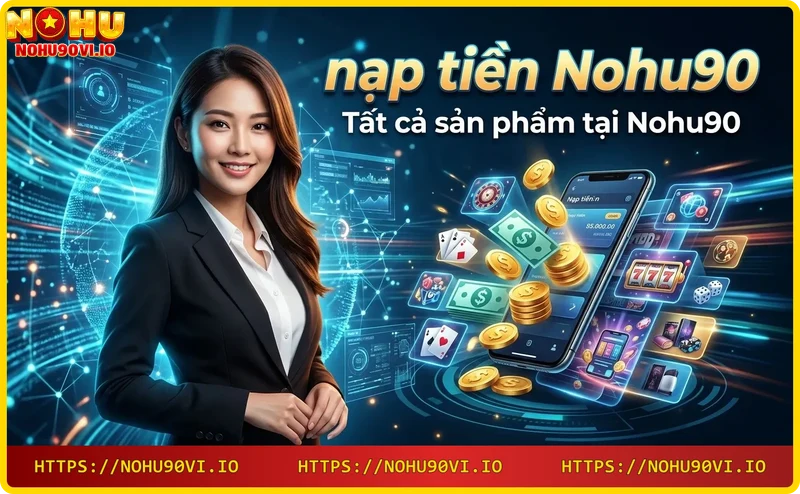 Các sản phẩm giải trí tại Nohu90: slot, casino, thể thao, bắn cá, xổ số