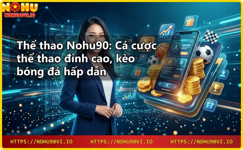 Giao diện cá cược thể thao Nohu90 với kèo bóng đá và tỷ lệ cược trực tuyến