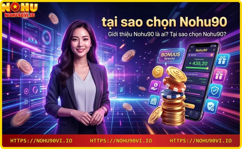 Giao diện nhà cái Nohu90 với các luồng dữ liệu và biểu tượng bảo mật