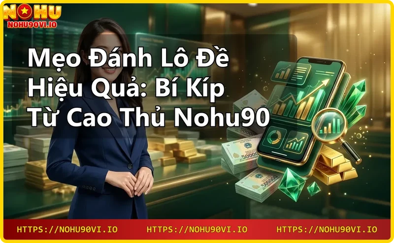 Giới thiệu nhà cái Nohu90 – sảnh casino sang trọng với bàn lễ tân và vé số vàng
