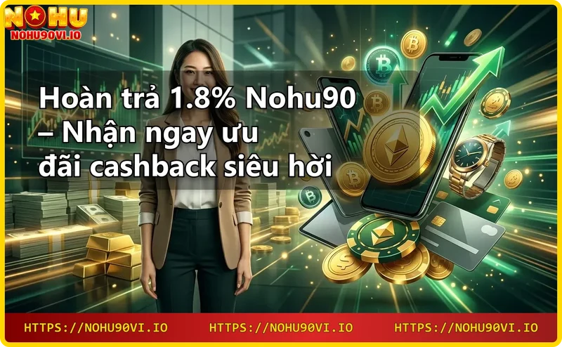 Giới thiệu Nohu90 - nhà cái uy tín với ưu đãi hoàn trả 1.8%