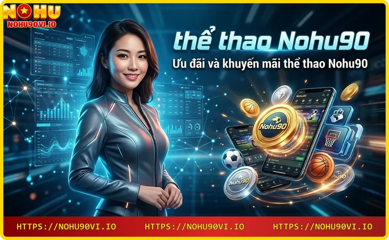Khuyến mãi thể thao Nohu90: thưởng chào mừng 100%, hoàn trả cược thua hàng tuần