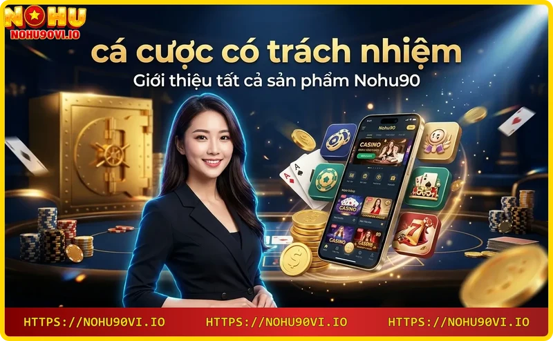 Sản phẩm Nohu90: Thể thao, casino, slot, xổ số